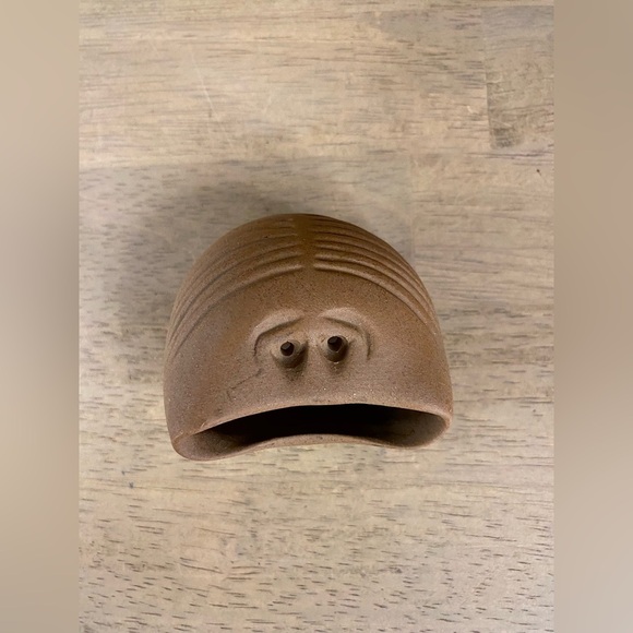 Vintage Robert Maxwell Set of 2 Beastie Critter Art Pottery Smoke Eyes Signed - Picture 12 of 15